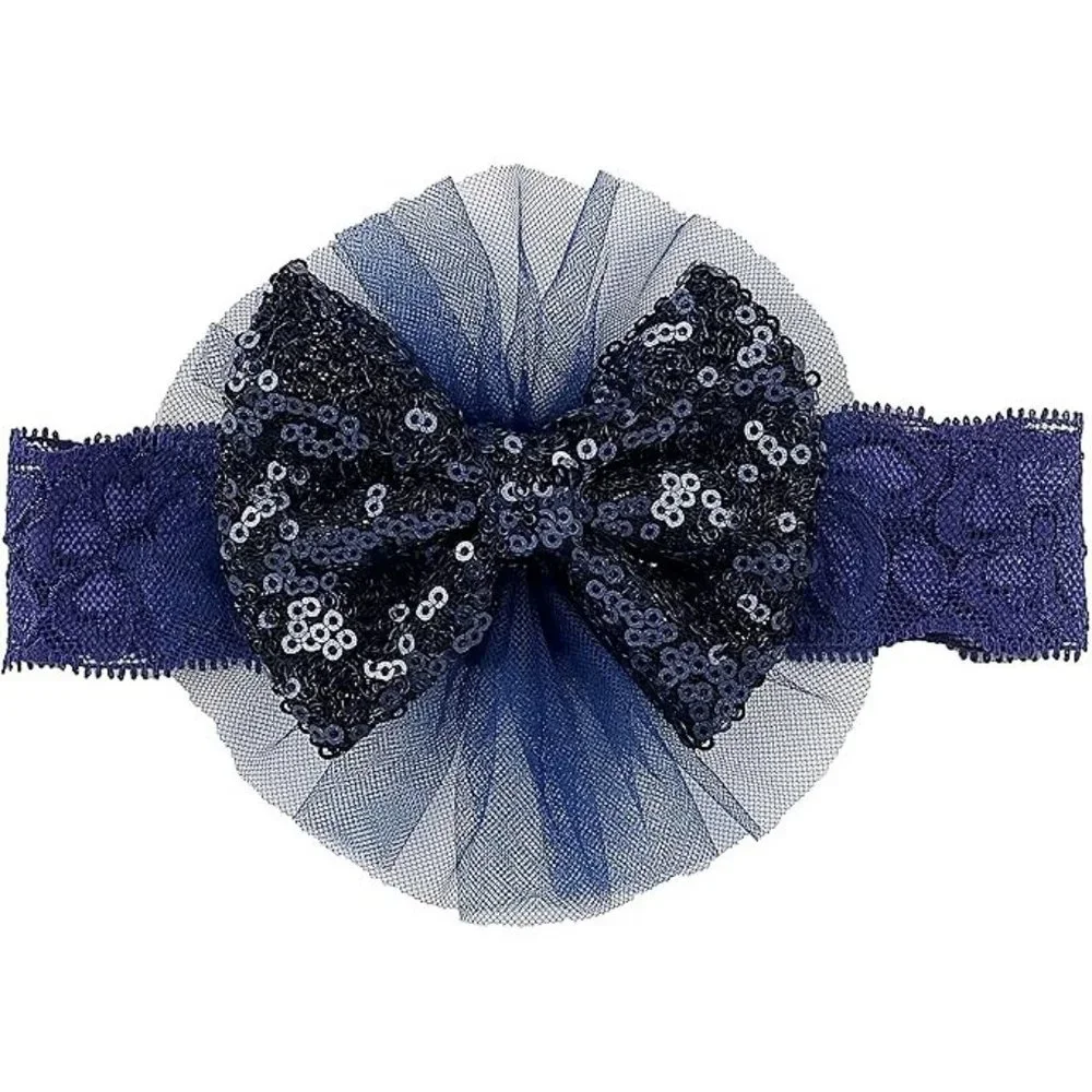 NWT Beautiful Sparkling Sequin Bow Baby Dress Christmas Flower Girl Page…